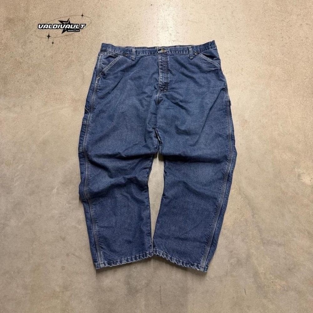 Wrangler Carpenter Jeans Mens 40x30 Blanket Lined Heavyweight